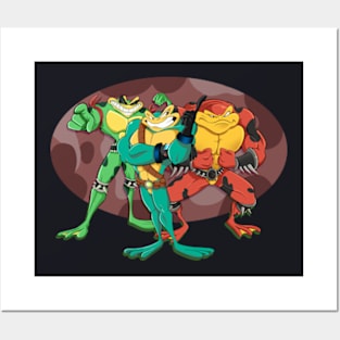 Fighting Toads Posters and Art